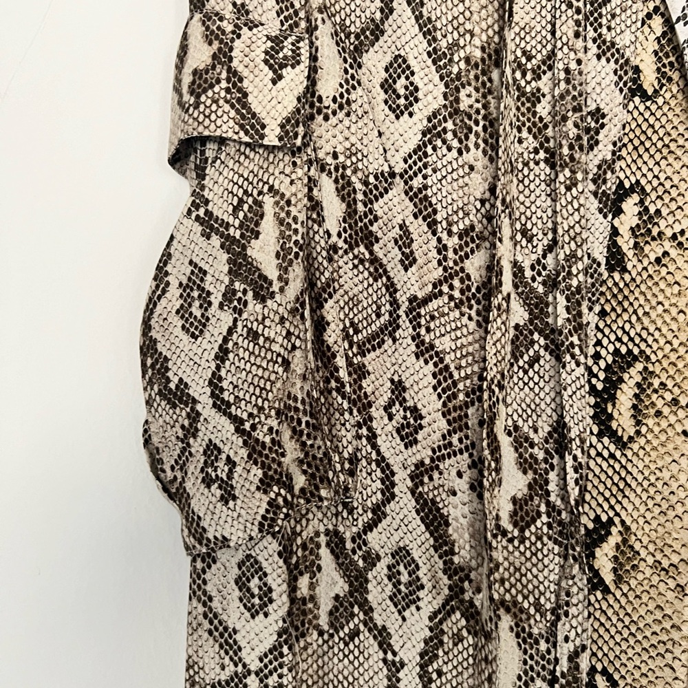Zara Patchwork Snake Pants - image 8
